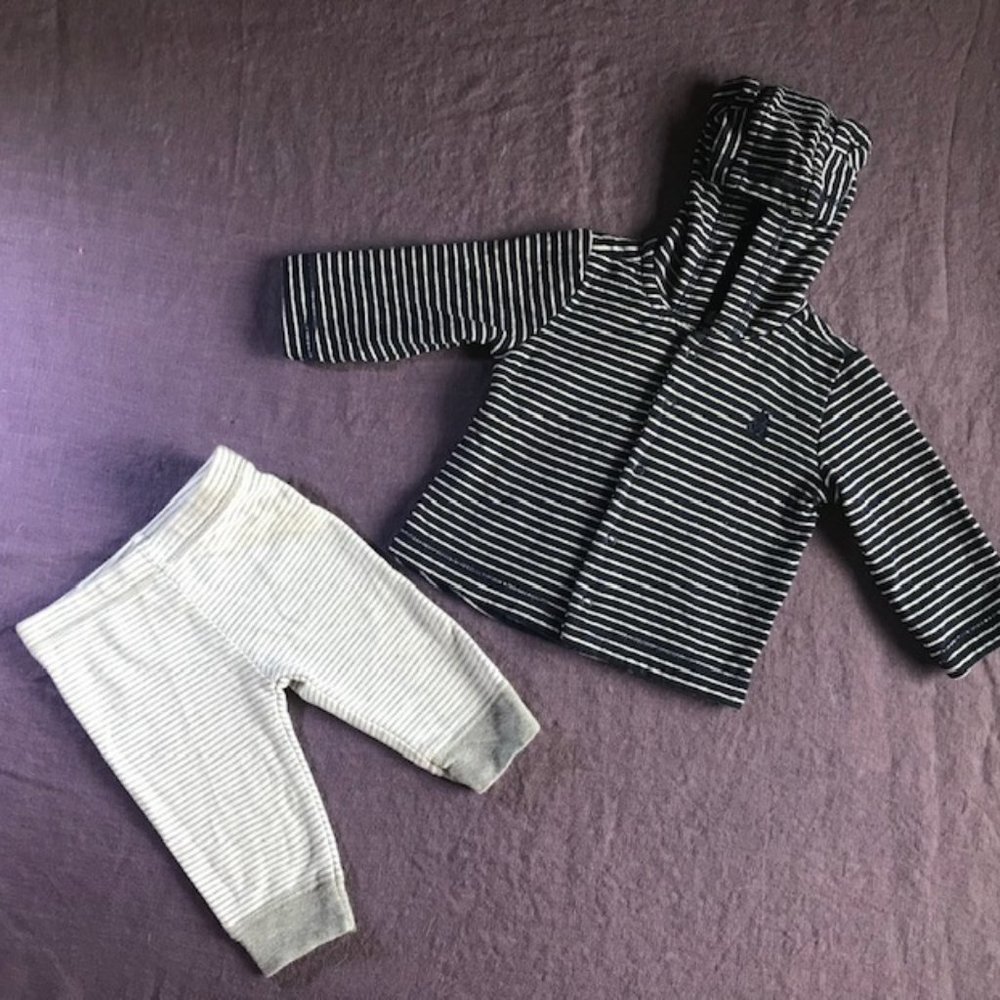 0-3 Month Sweatshirt Legging combo